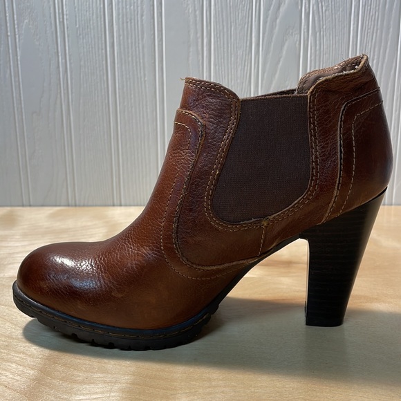 boc Shoes Boc Leather High Heel Slipon Bootie Poshmark